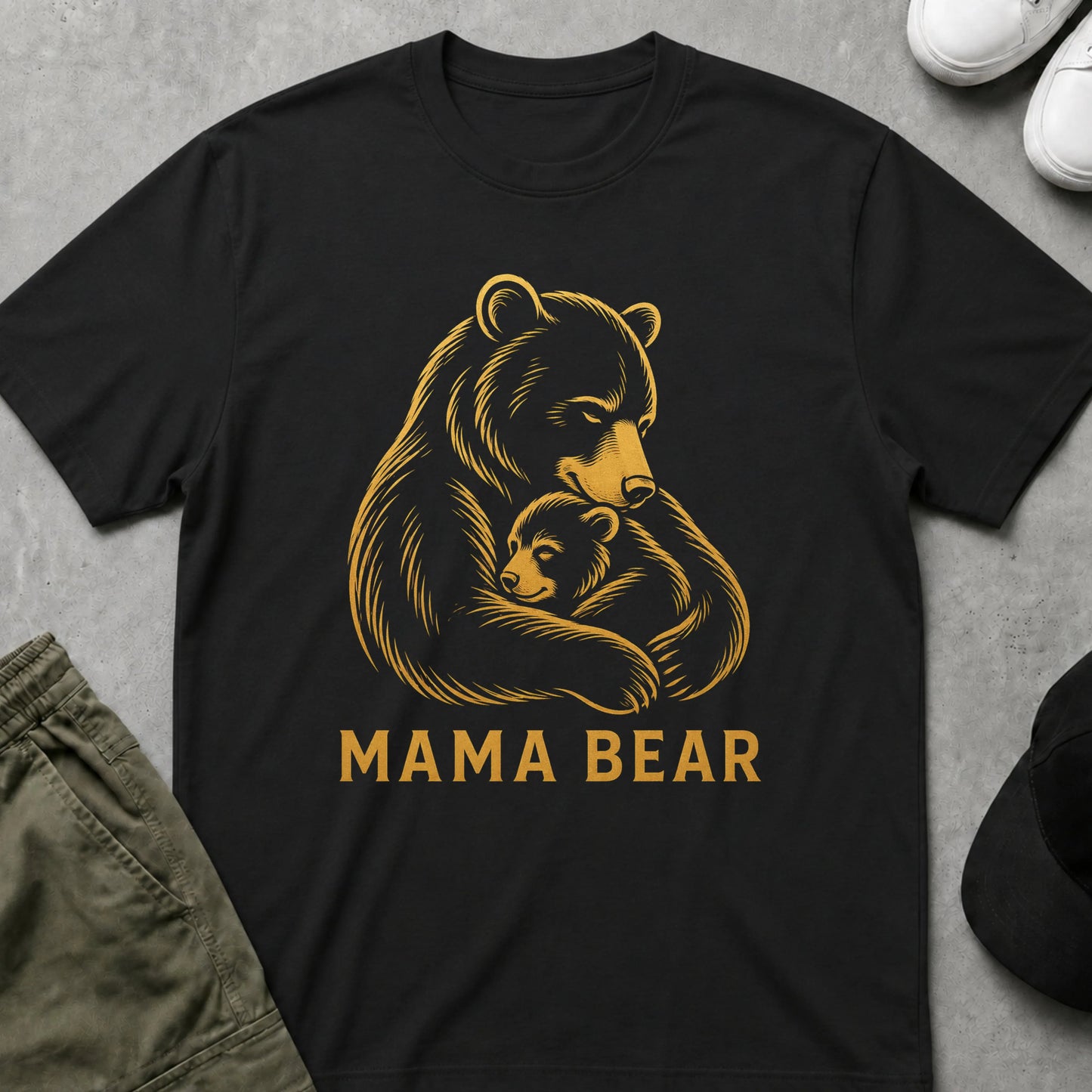 Mama Love T-Shirt Black