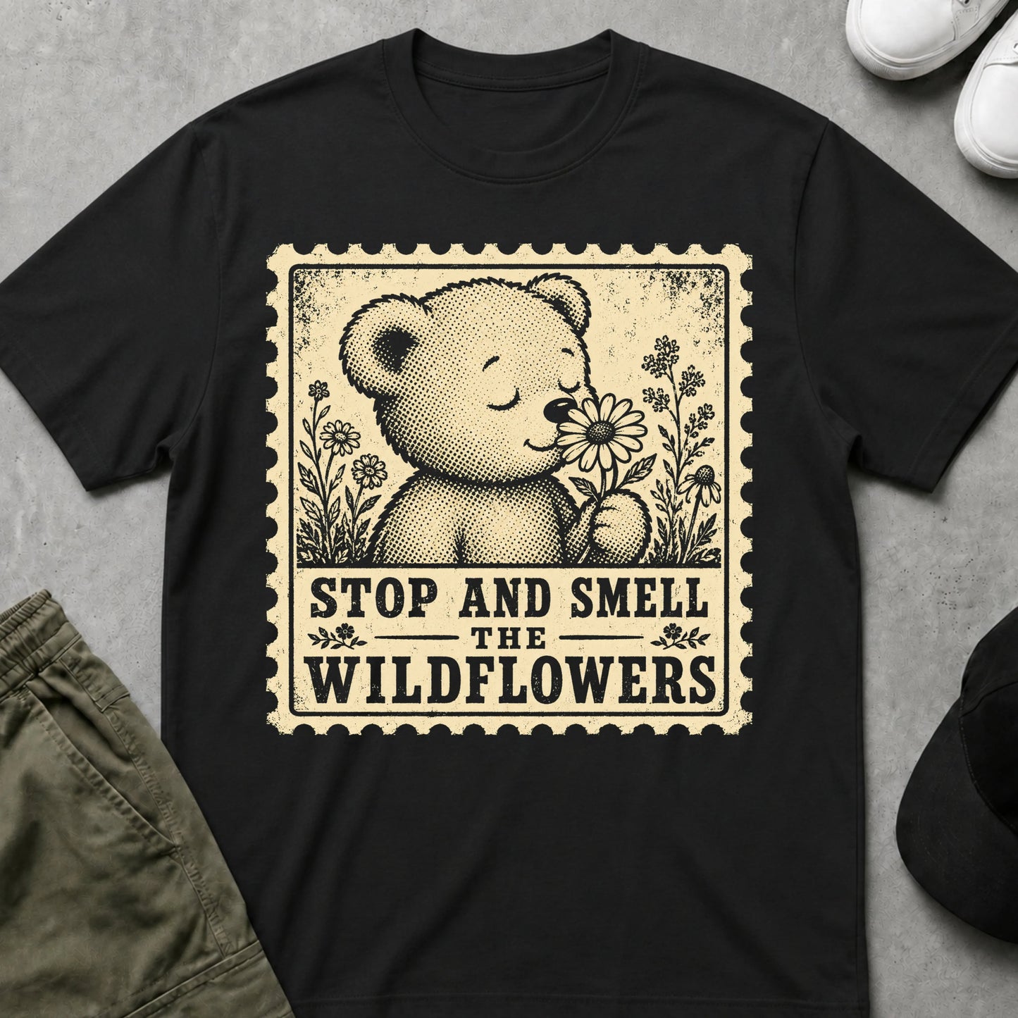Wildflowers T-Shirt Black