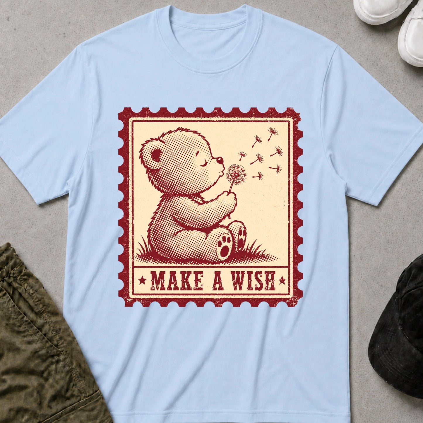 Wishing T-Shirt Light Blue