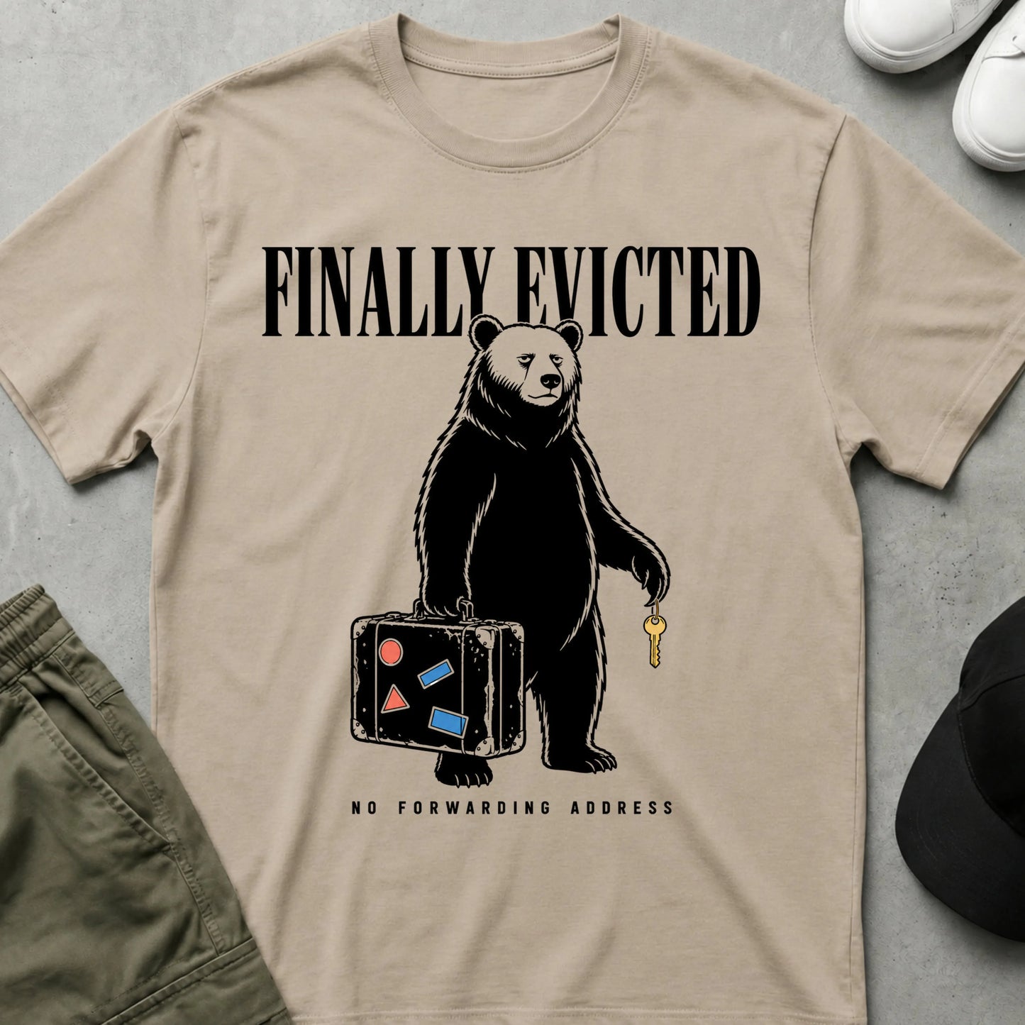 Evicted T-Shirt Sand