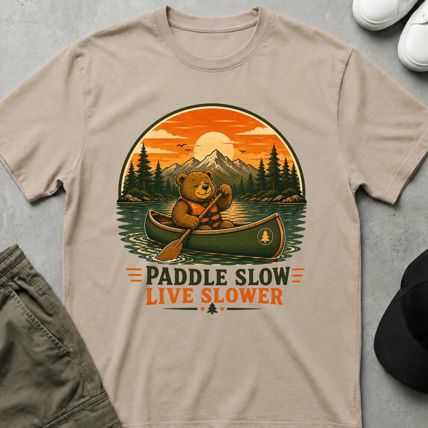 Paddle Slow T-Shirt Sand