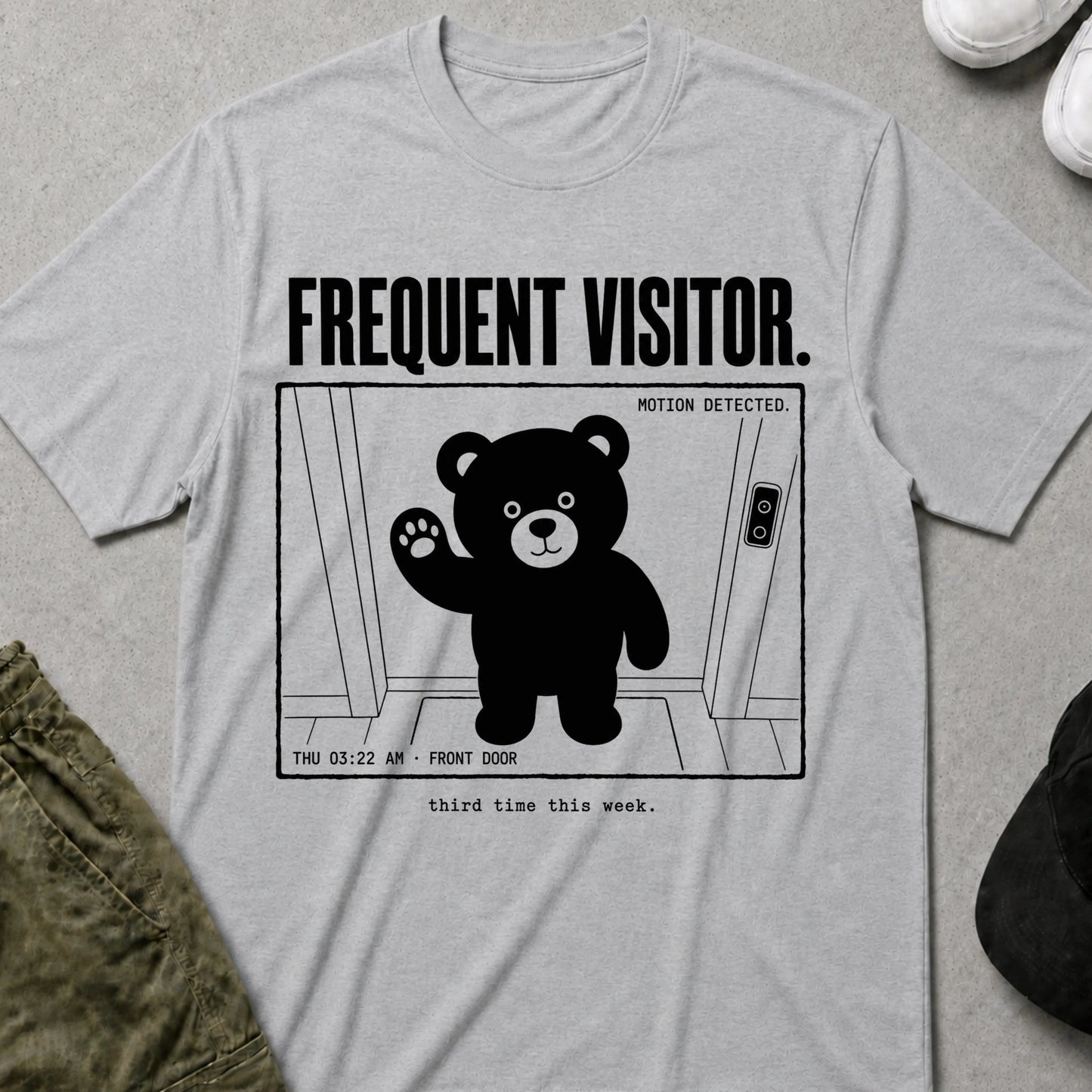 Frequent Visitor T-Shirt Sport Grey