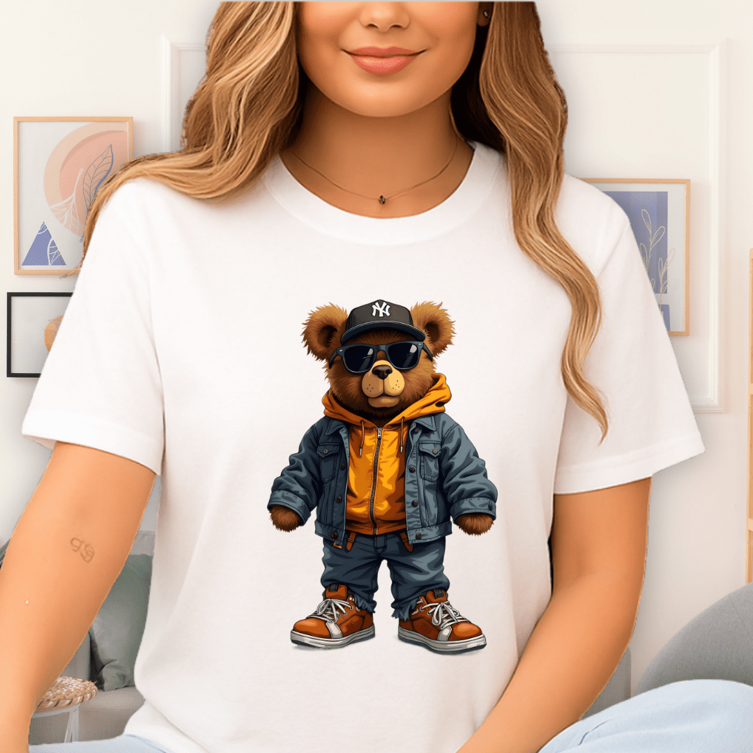 Big Apple Bear T-Shirt White