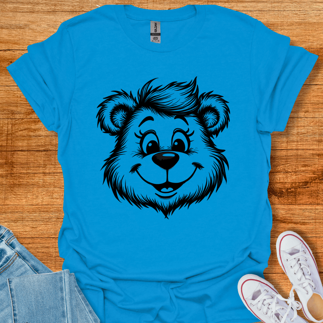Cool Teds Teddy-Bear Bear-y Happy T-Shirt Sapphire / S