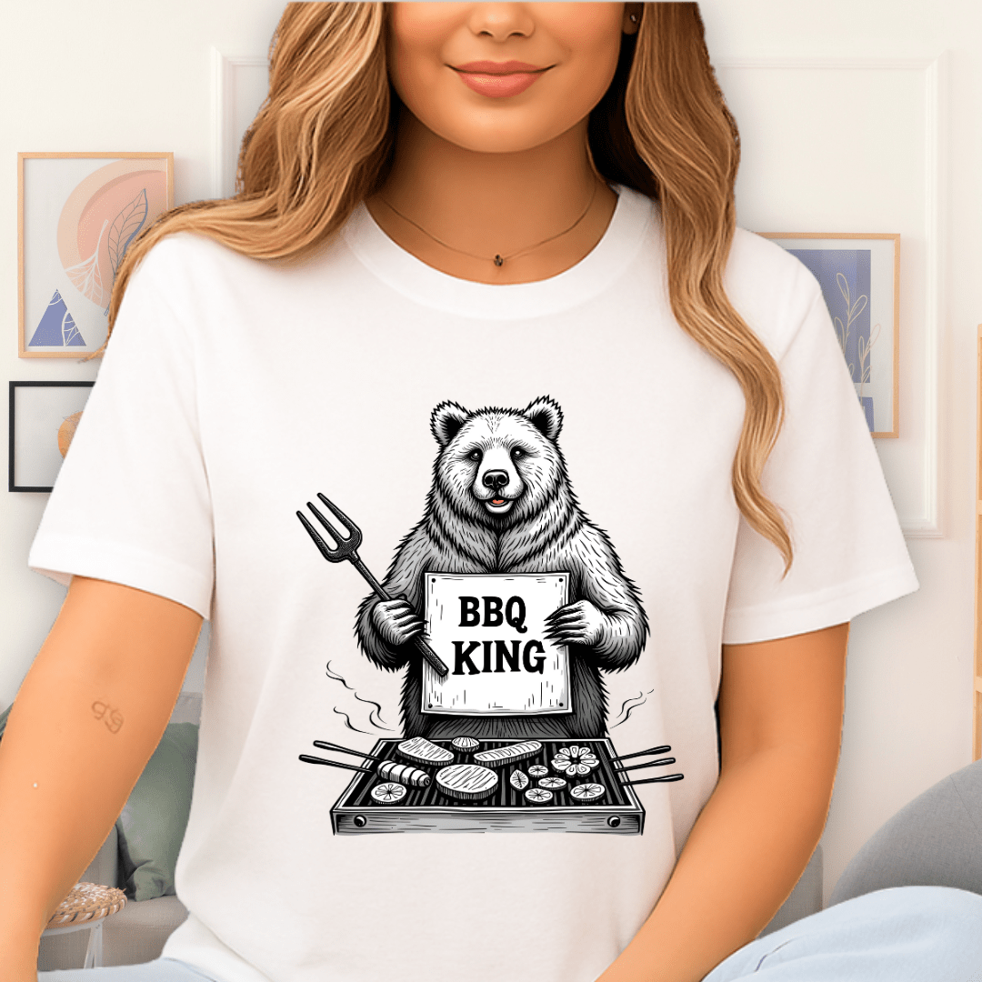 BBQ King T-Shirt White
