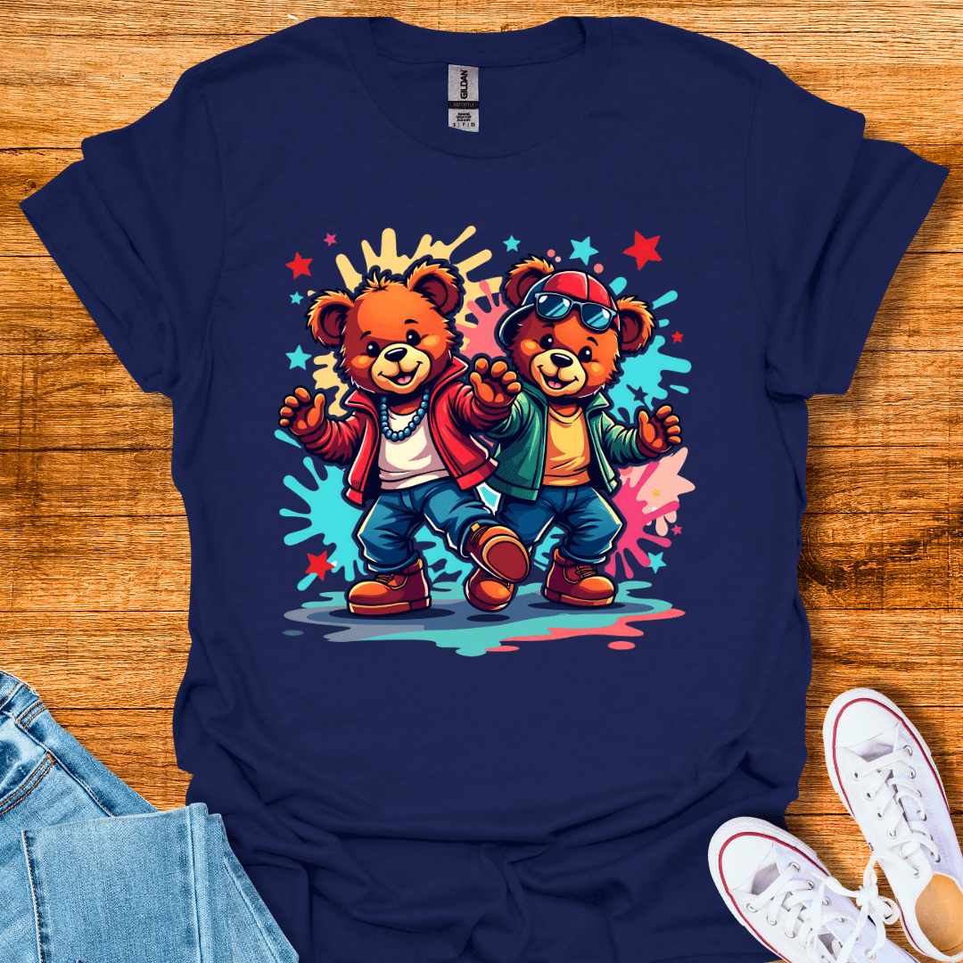Cool Teds Teddy-Bear Bear Buddies T-Shirt Navy / S