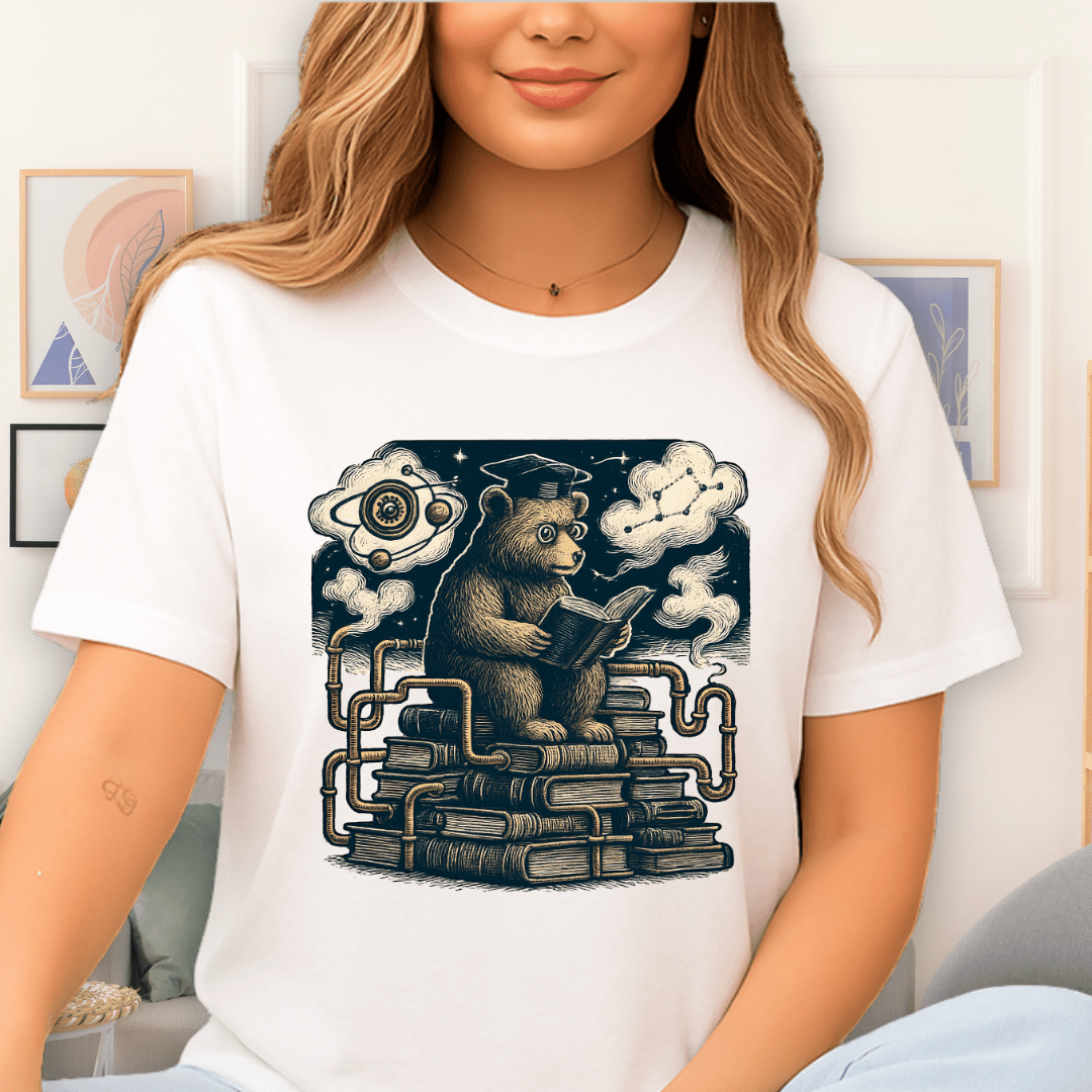 Cool Teds Teddy-Bear The Inventor T-Shirt White / S