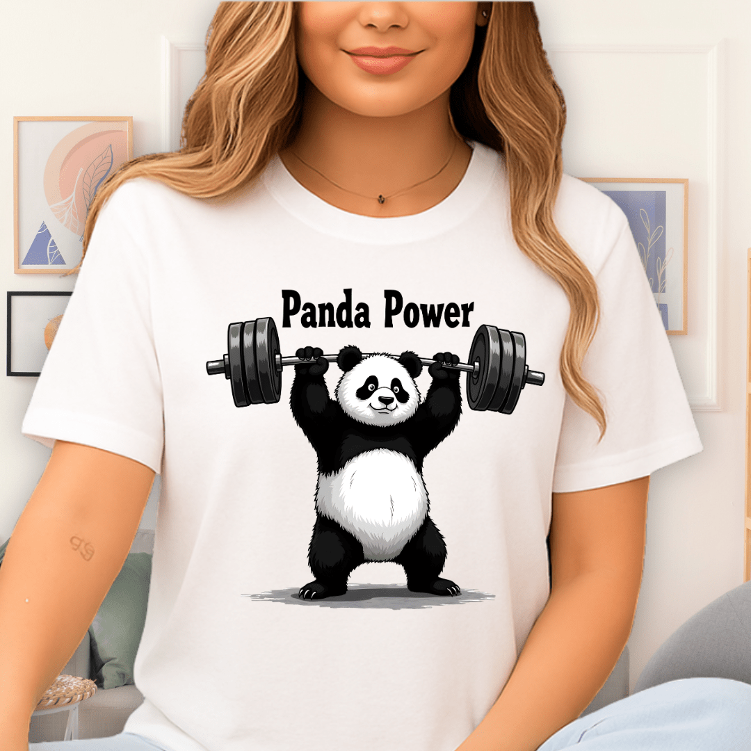 Panda Power T-Shirt White