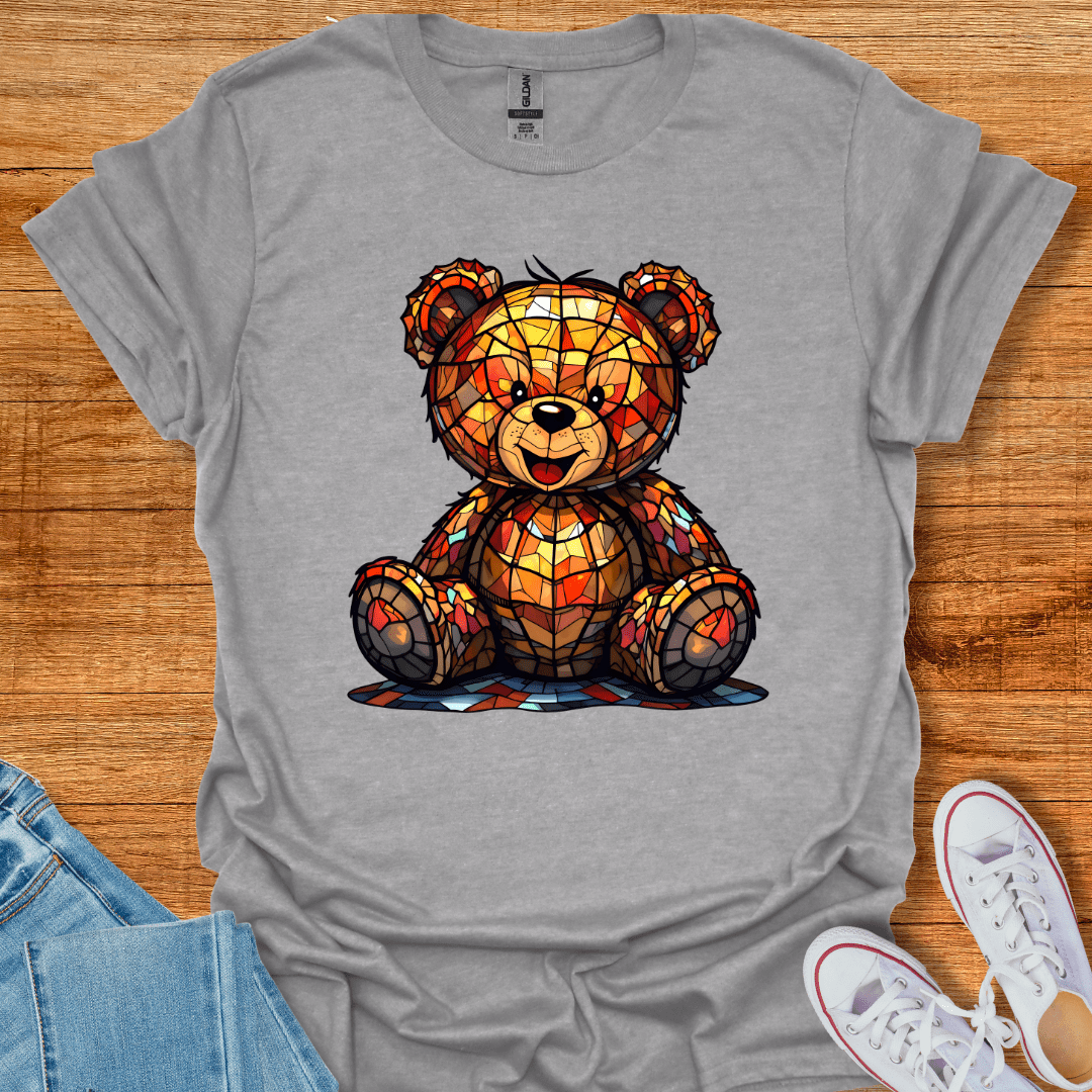 Cool Teds Teddy-Bear Teddy Sparkles T-Shirt Sport Grey / S