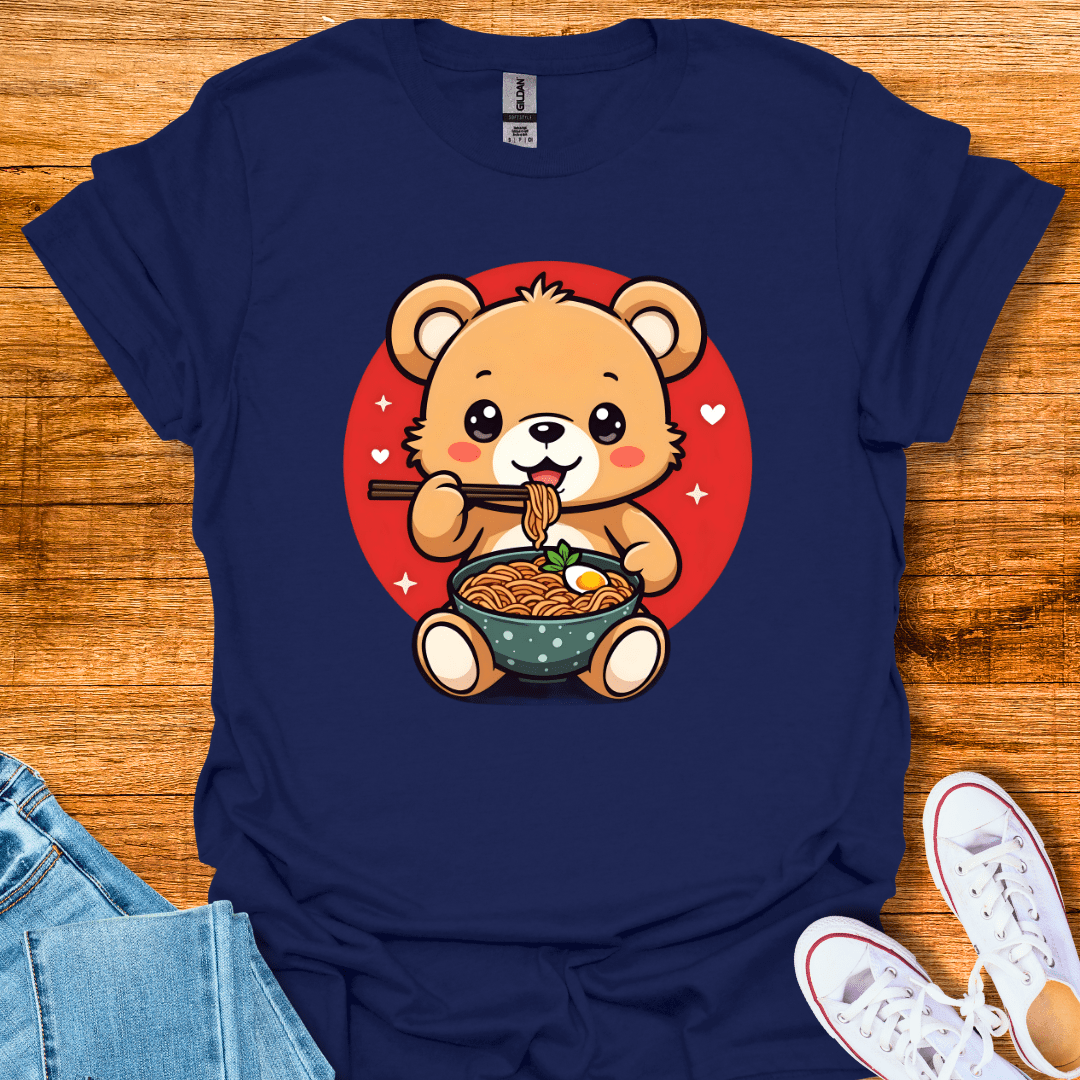 Noodle Bear T-Shirt Navy