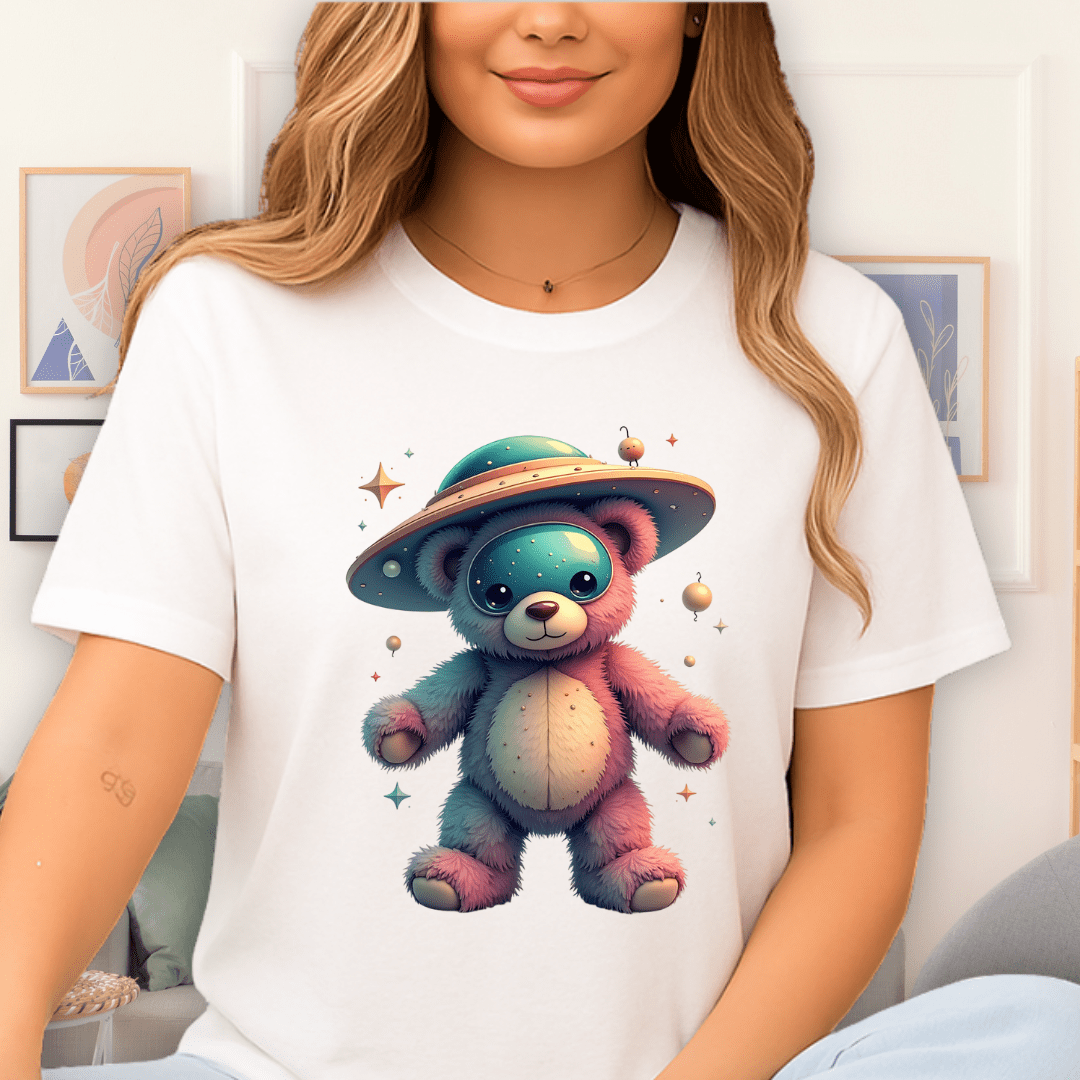 Cosmic Cuddles T-Shirt White