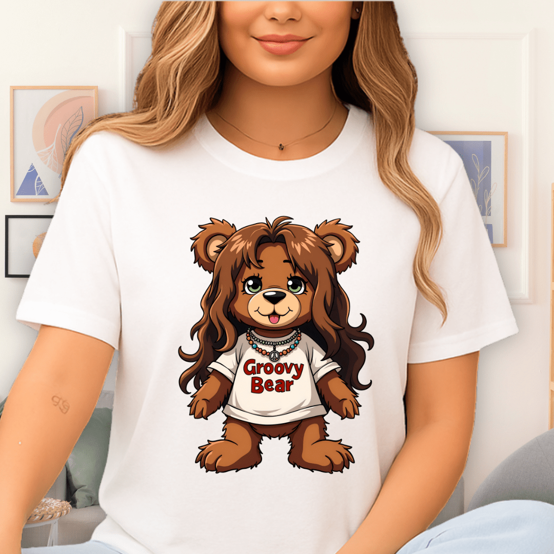 Groovy Bear T-Shirt White