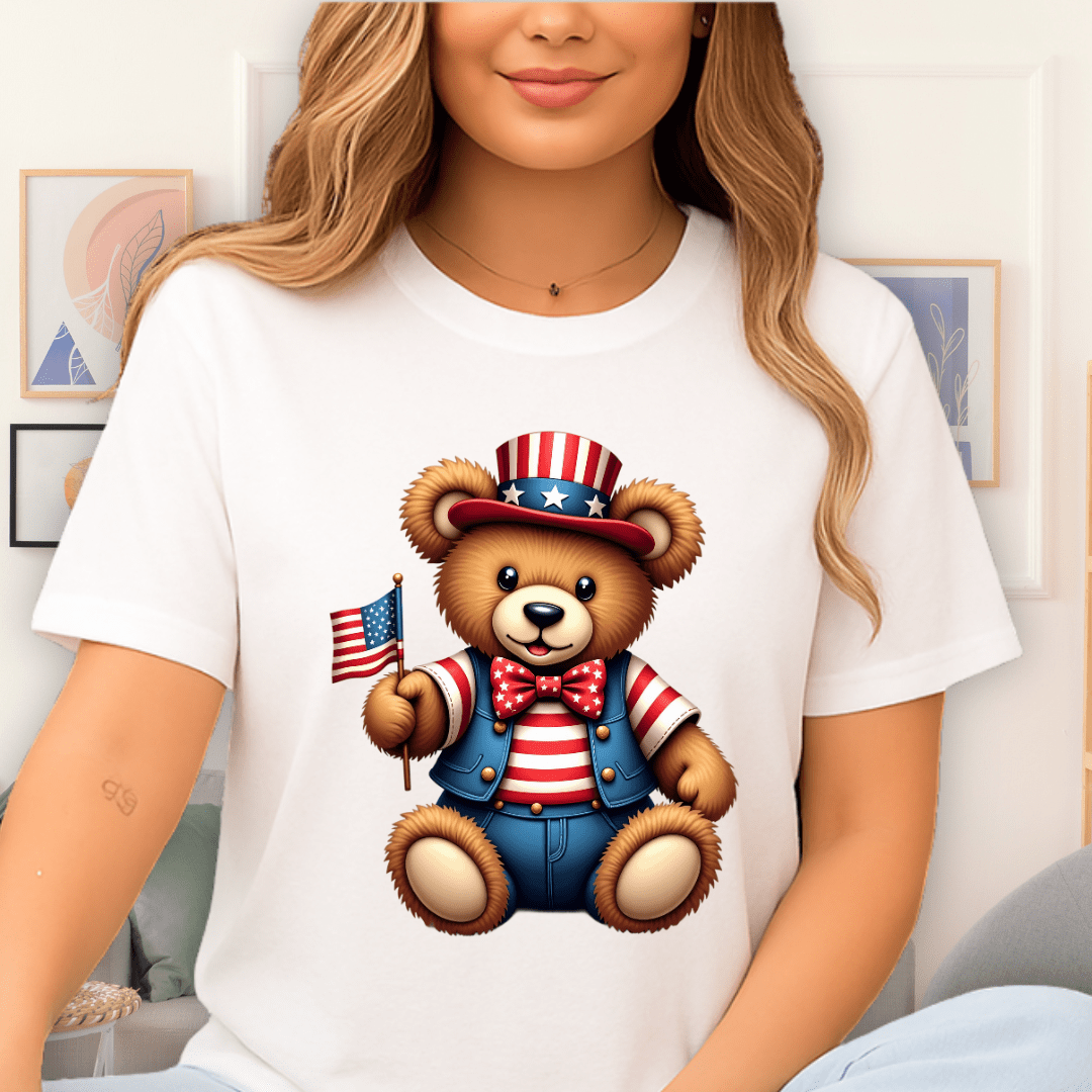 Patriotic Plushie T-Shirt White