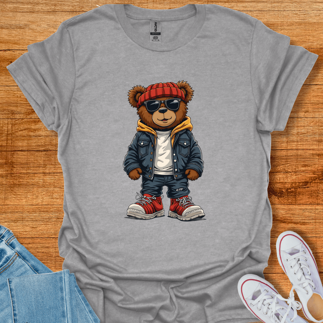 Cool Teds Teddy-Bear Cool Teddy T-Shirt Sport Grey / S