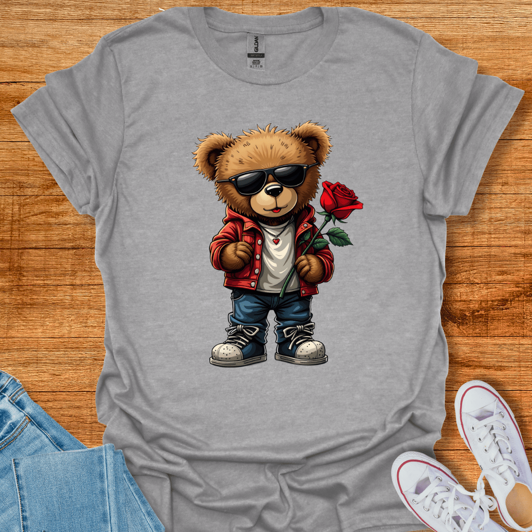 Teddy Valentine T-Shirt Sport Grey
