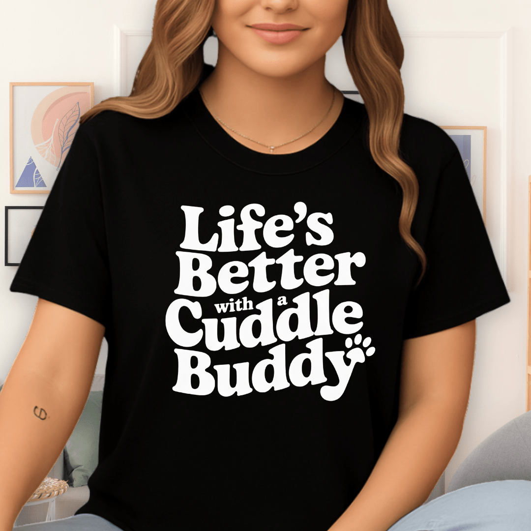Cuddle Buddy T-Shirt Black