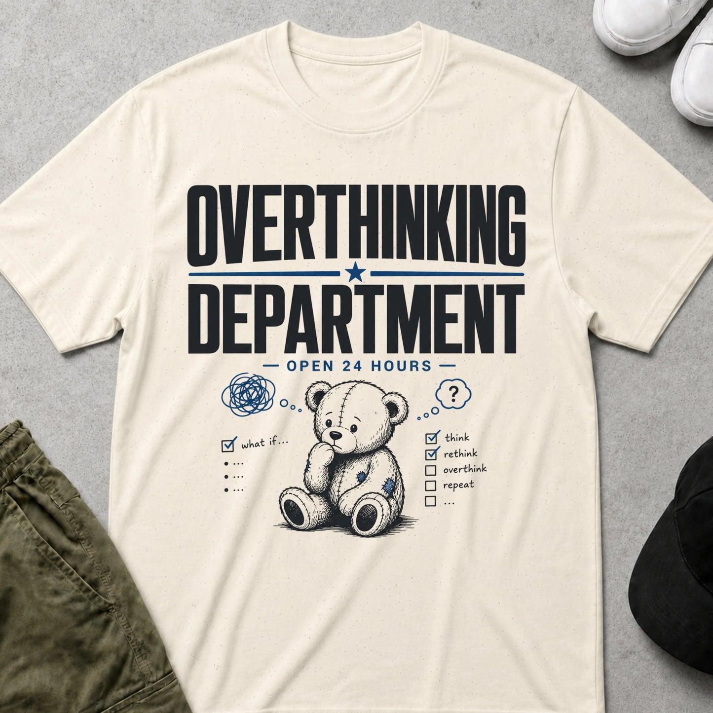 27/4 Thinking T-Shirt Natural