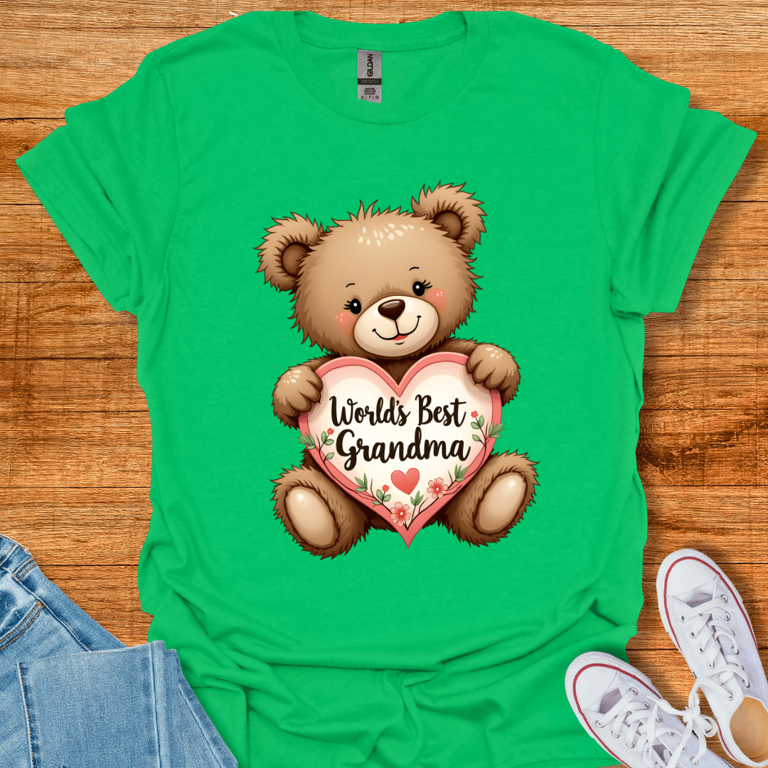 Grandma Bear T-Shirt Irish Green