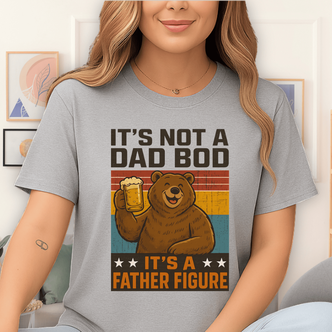 Father Figure T-Shirt Sport Grey