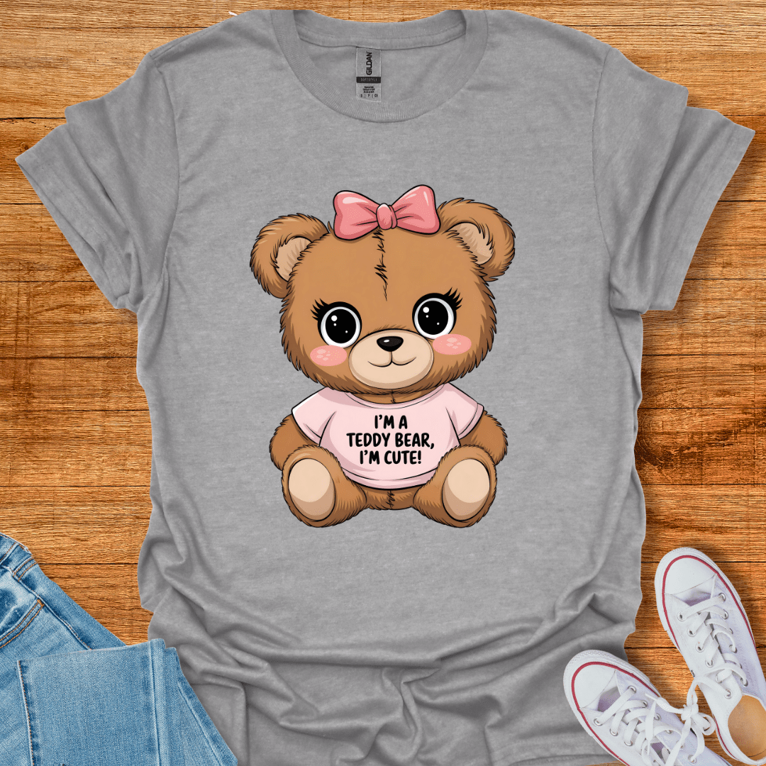 Cool Teds Teddy-Bear Cute Teddy T-Shirt Sport Grey / S