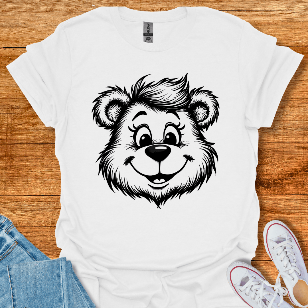 Cool Teds Teddy-Bear Bear-y Happy T-Shirt White / S