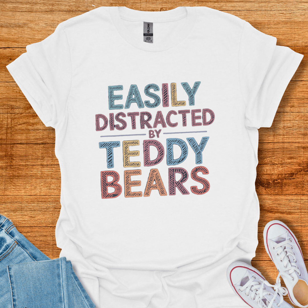 Easily Distracted T-Shirt White