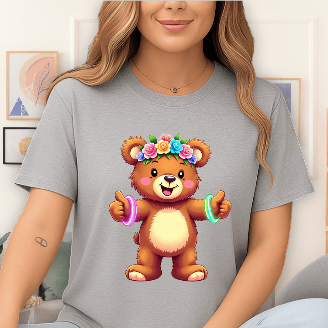 Festival Fun T-Shirt Sport Grey