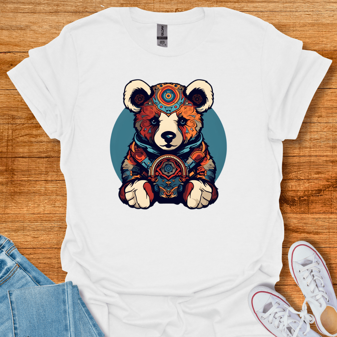 Cool Teds Teddy-Bear Mystic Bear T-Shirt White / S