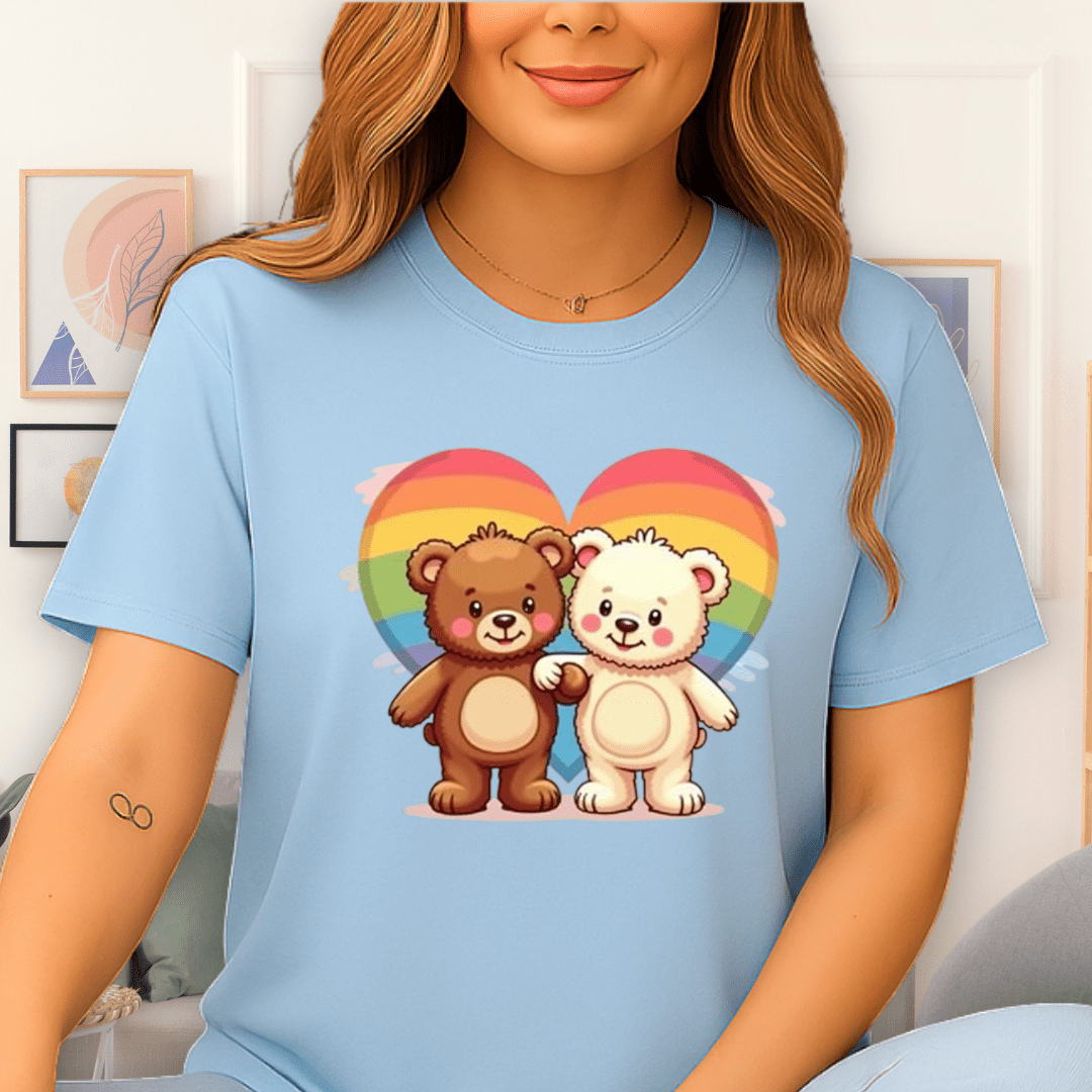 True Love T-Shirt Light Blue