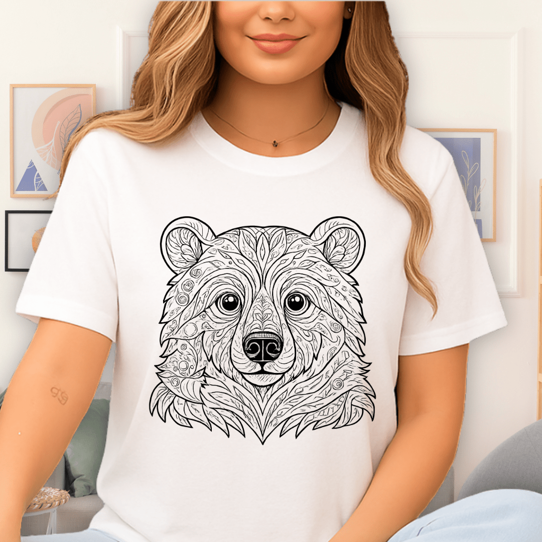 Cool Teds Teddy-Bear Forest Guardian T-Shirt White / L