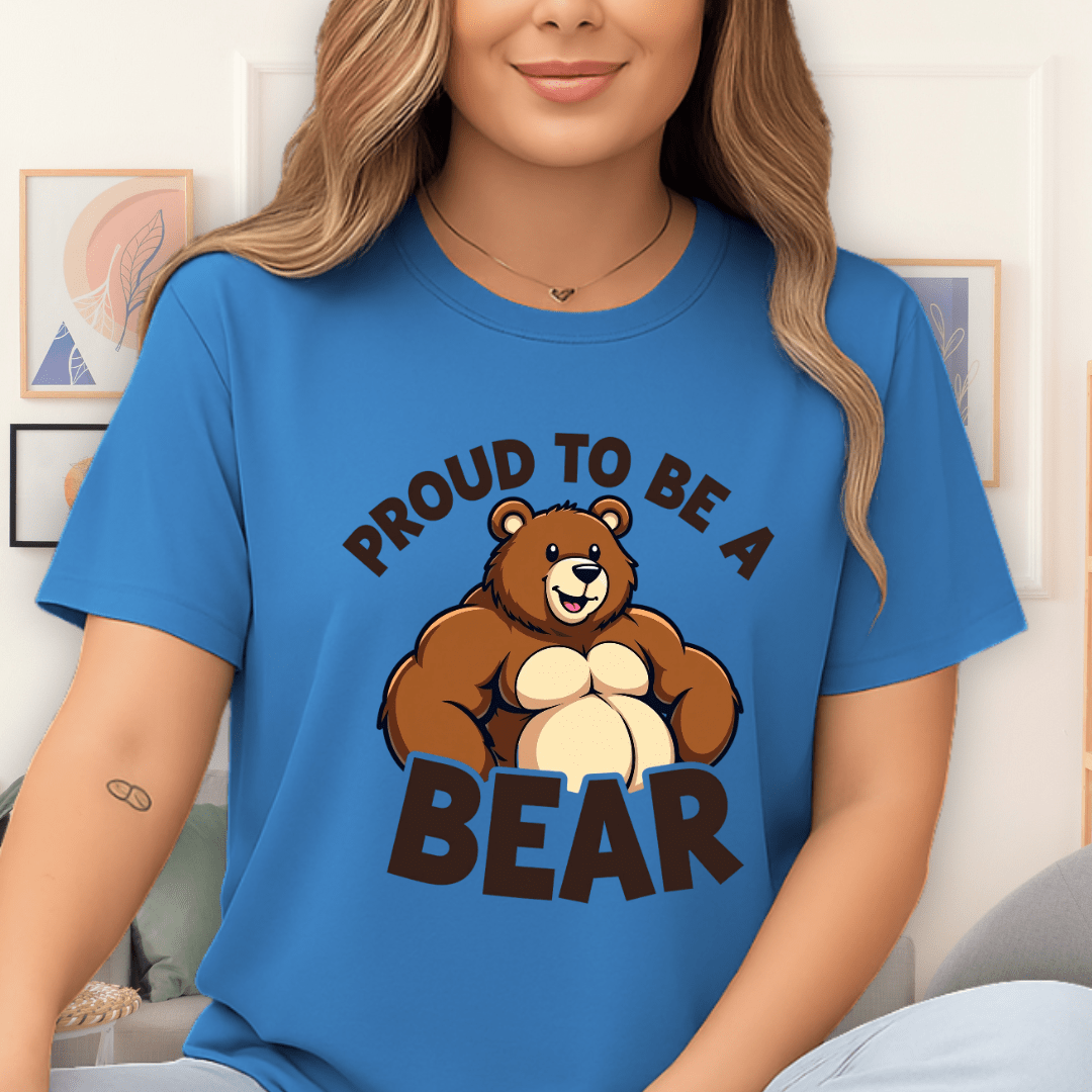 Proud Bear T-Shirt Sapphire