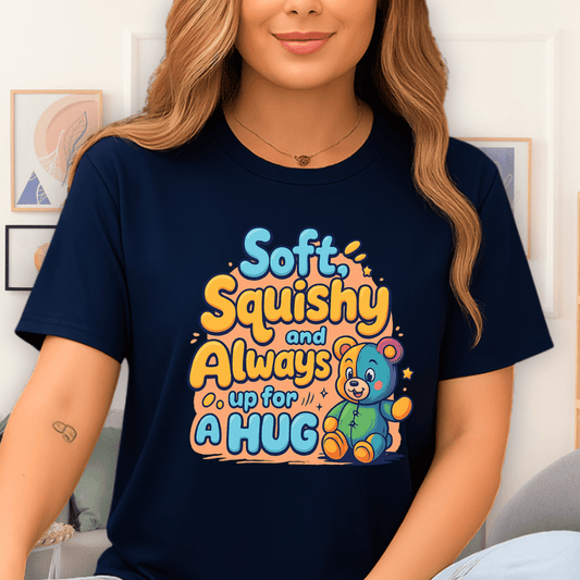 Hug Me T-Shirt Navy