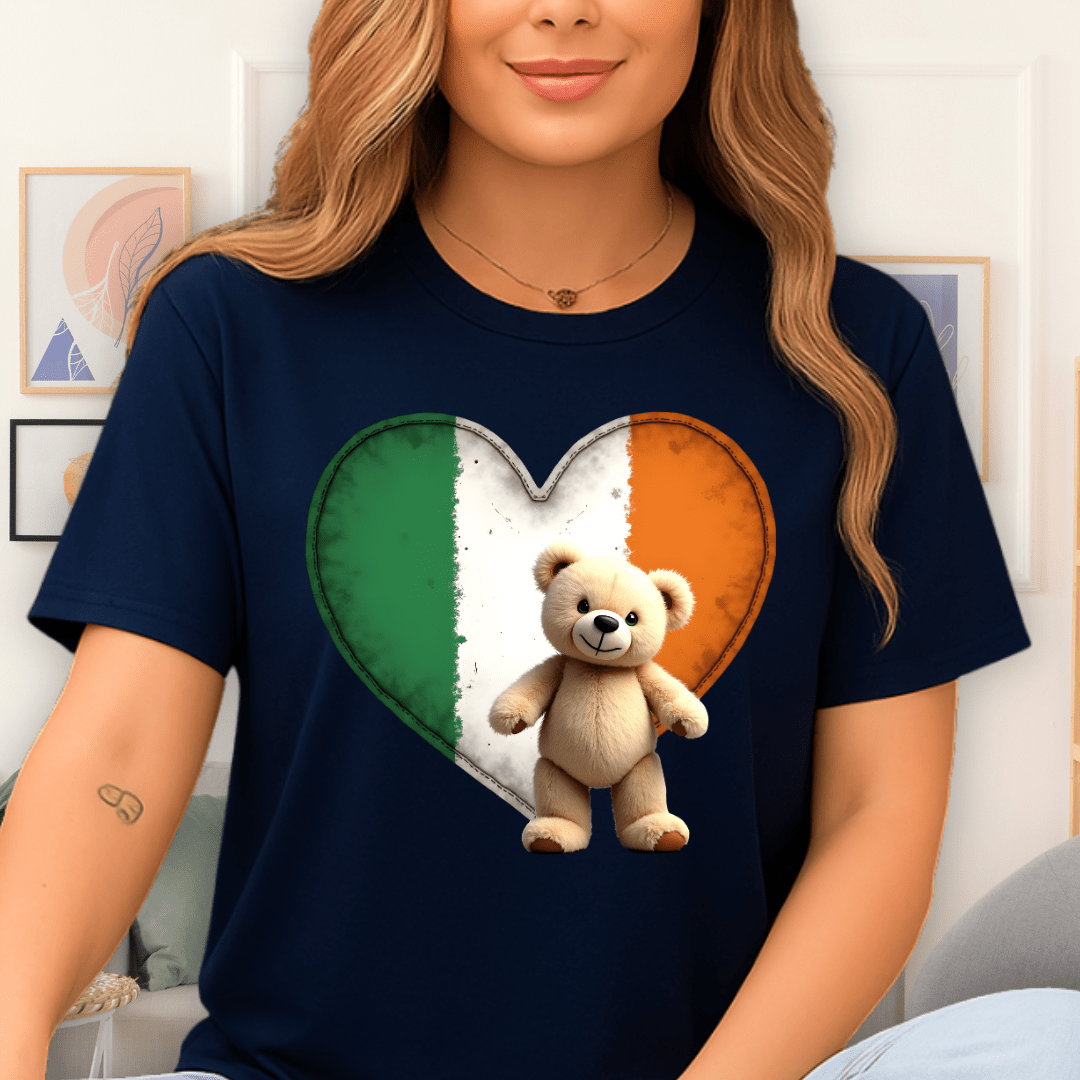 Irish Heart T-Shirt Navy