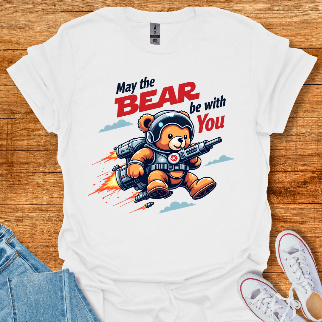 Cool Teds Teddy-Bear Cosmic Bear T-Shirt White / S