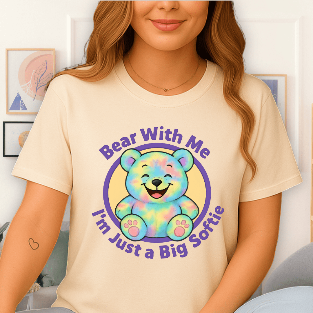 Cool Teds Teddy-Bear Smiling Softie T-Shirt Natural / S