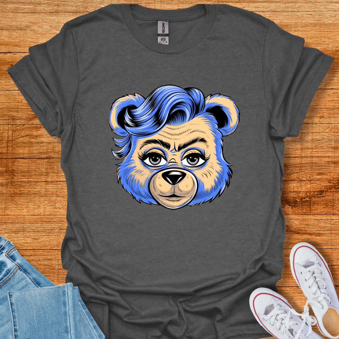 Cool Teds Teddy-Bear Warm & Fuzzy T-Shirt Dark Heather / S