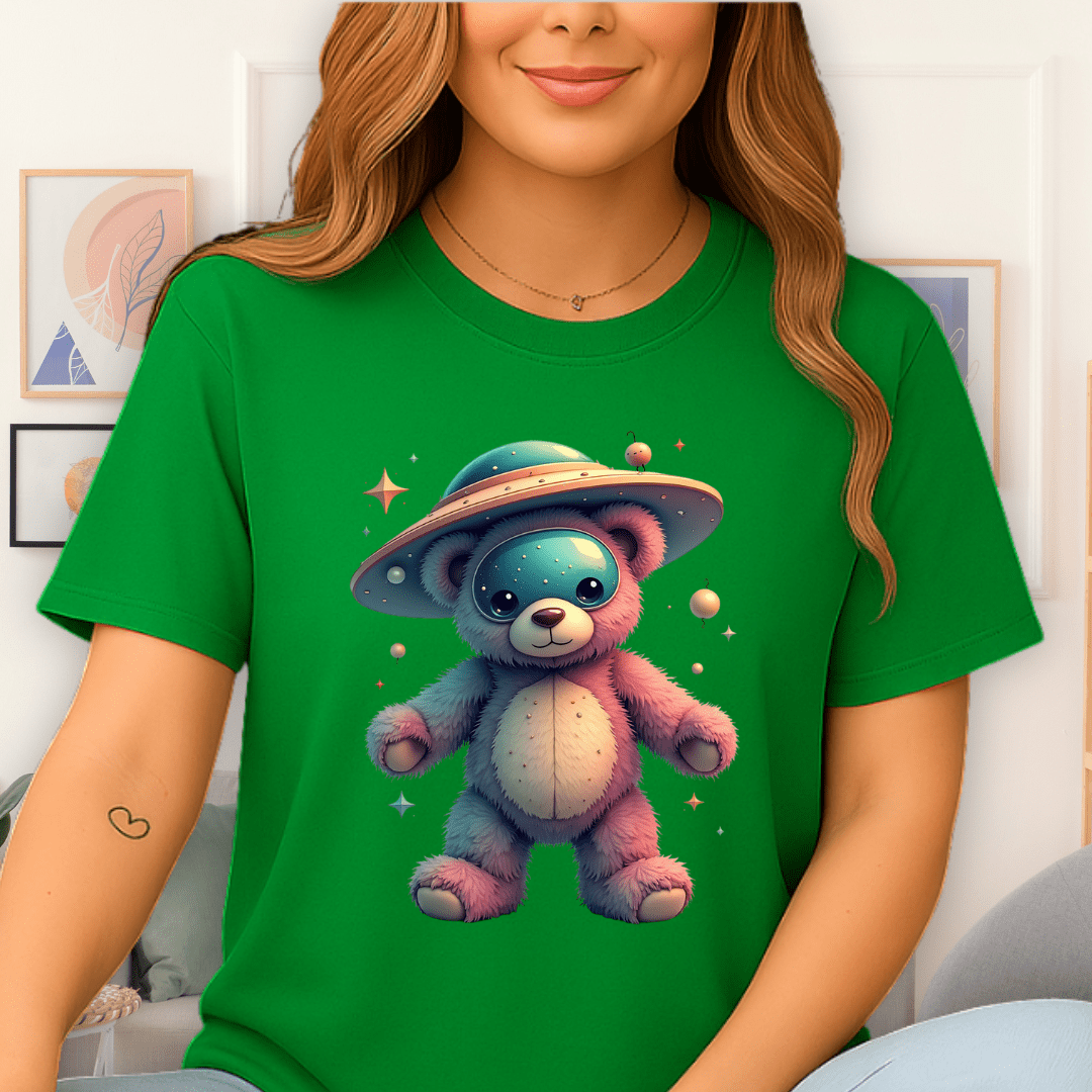 Cosmic Cuddles T-Shirt Irish Green