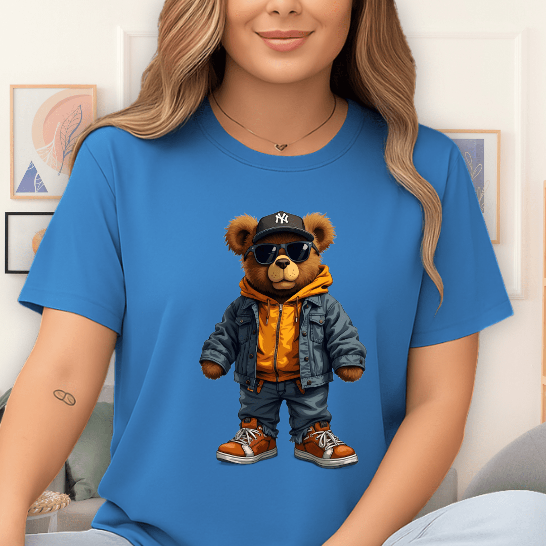 Big Apple Bear T-Shirt Sapphire
