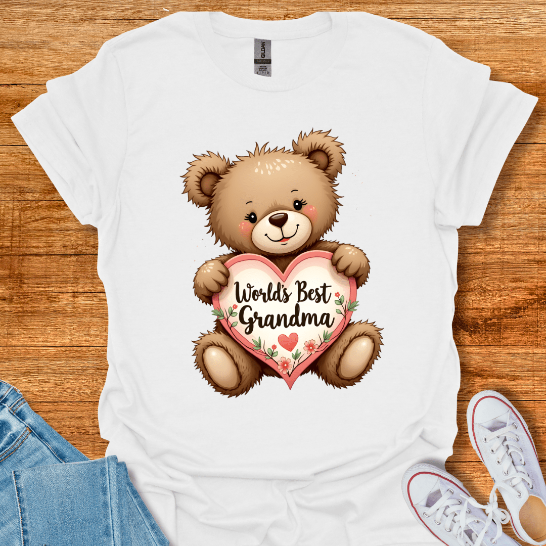 Grandma Bear T-Shirt White
