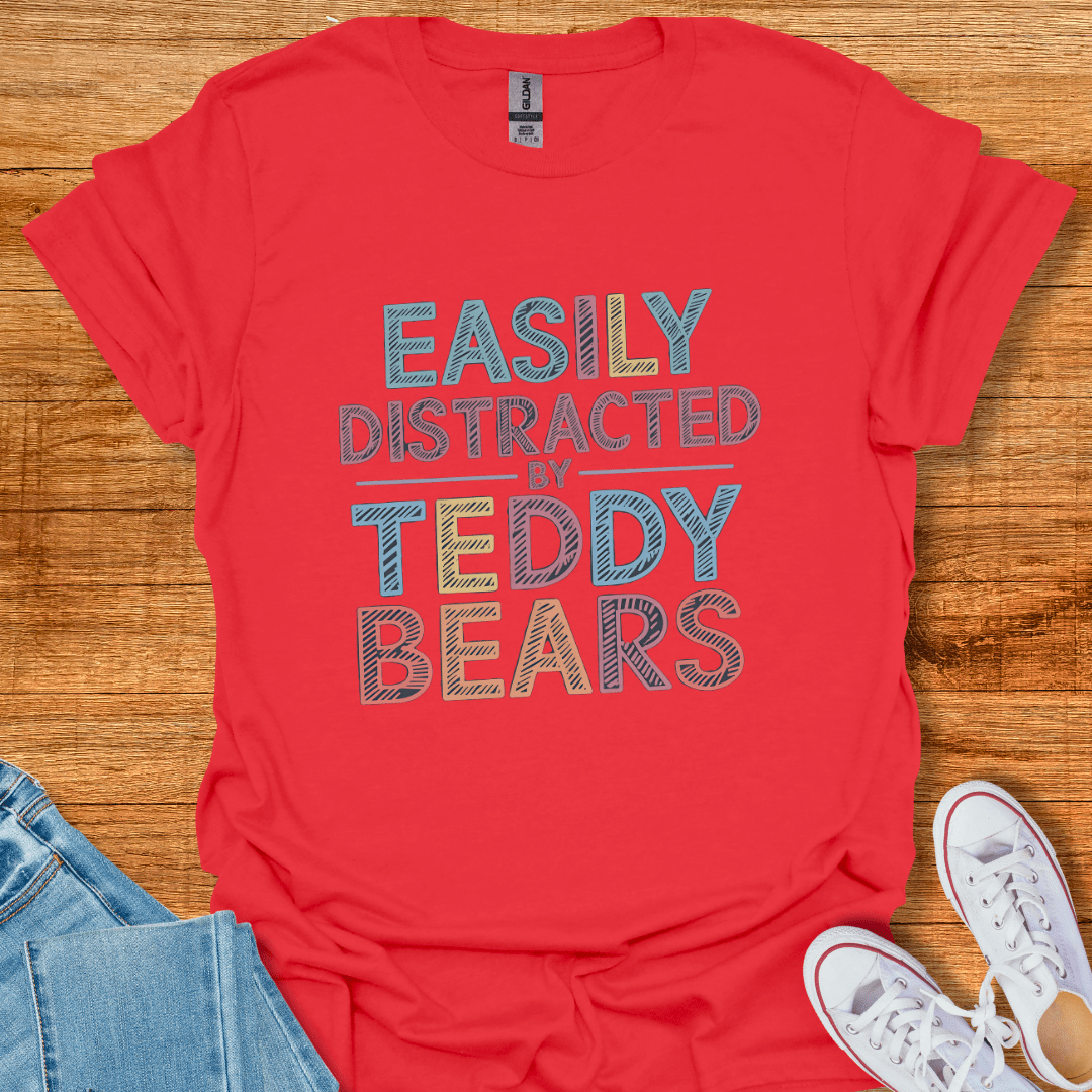 Easily Distracted T-Shirt Red