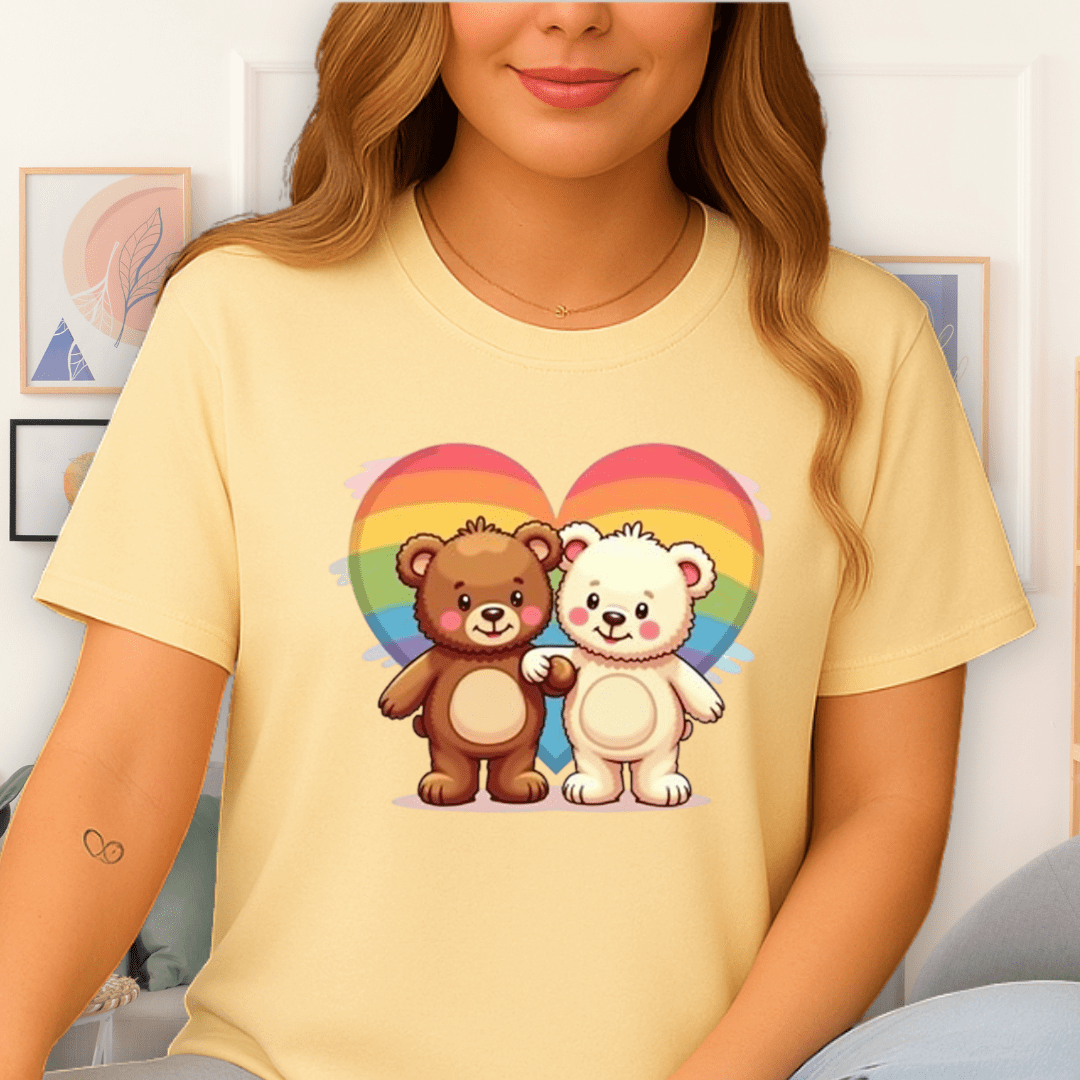 True Love T-Shirt Cornsilk