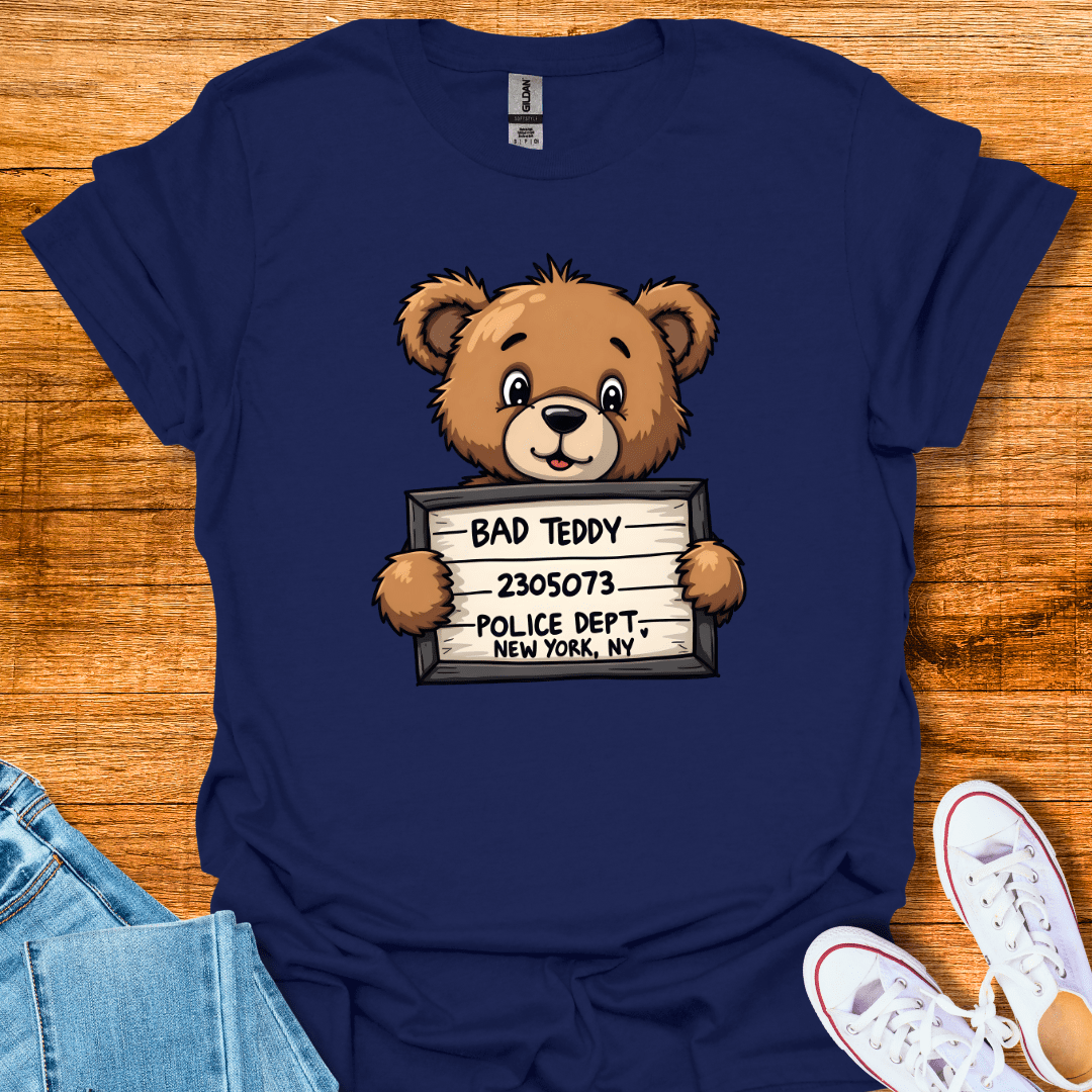 Jailhouse Bear T-Shirt Navy