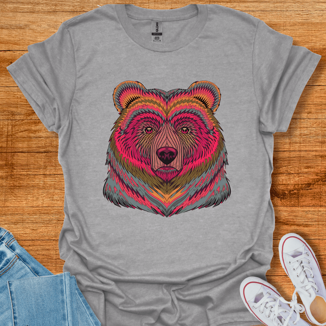 Cool Teds Teddy-Bear Classic Bear T-Shirt Sport Grey / S
