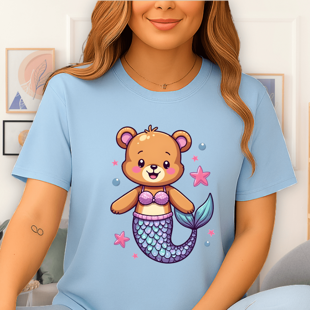 Mermaid T-Shirt Light Blue