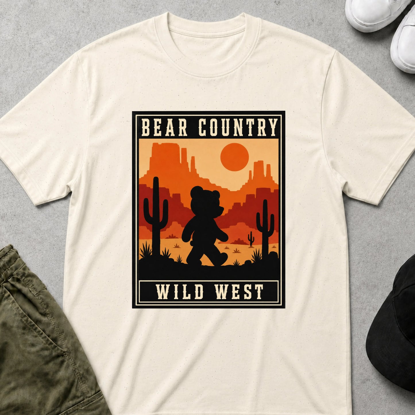 Cool Teds Teddy-Bear Bear Country T-Shirt Natural / S
