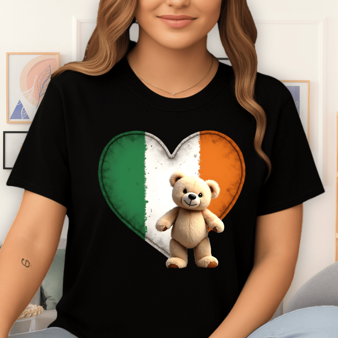 Irish Heart T-Shirt Black