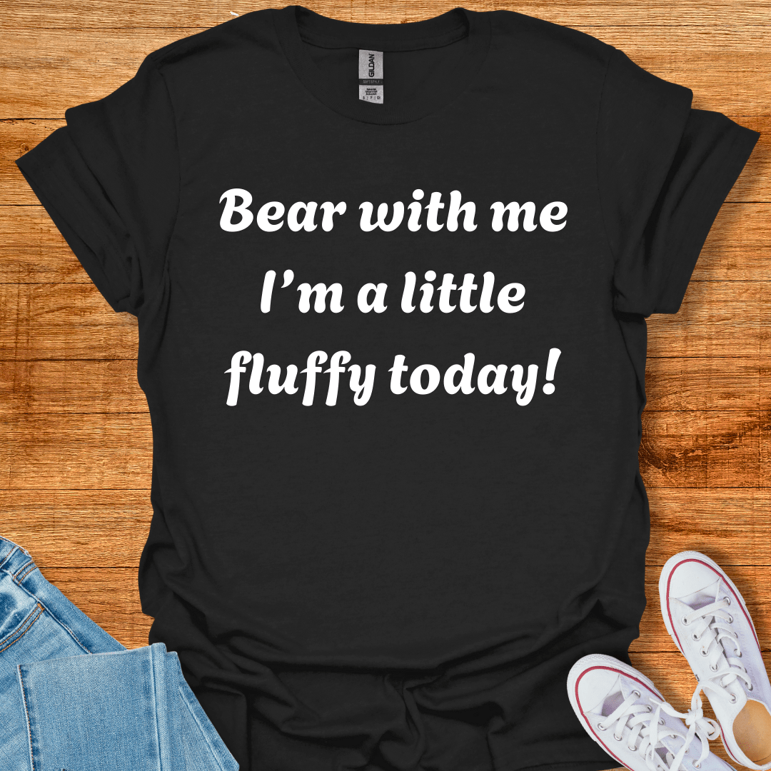 I'm Fluffy Today T-Shirt Black