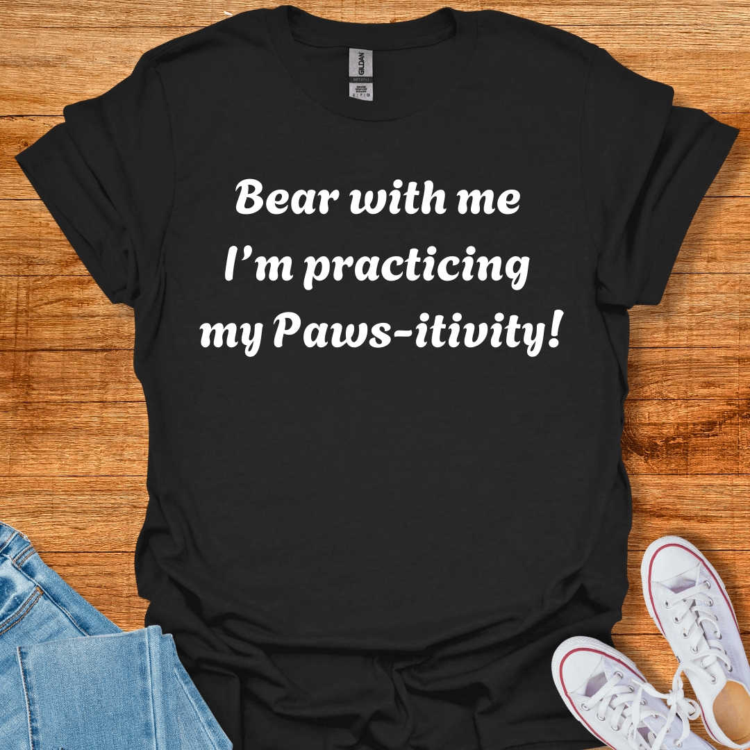 Pawsitivity T-Shirt Black