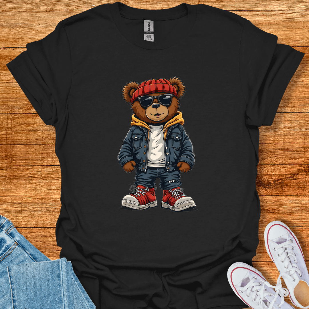 Cool Teds Teddy-Bear Cool Teddy T-Shirt Black / S