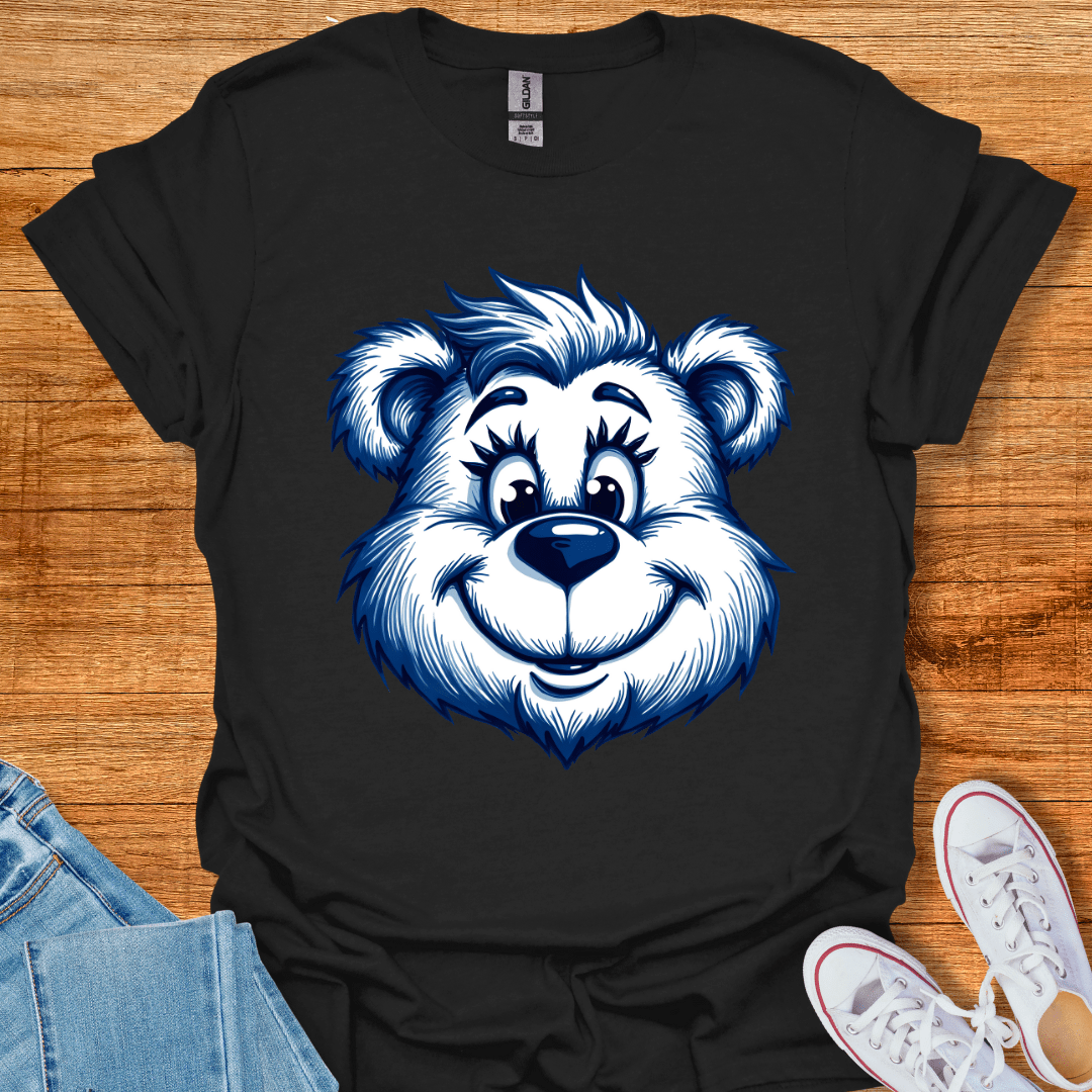 Cool Teds Teddy-Bear Big Happy Bear T-Shirt Black / S